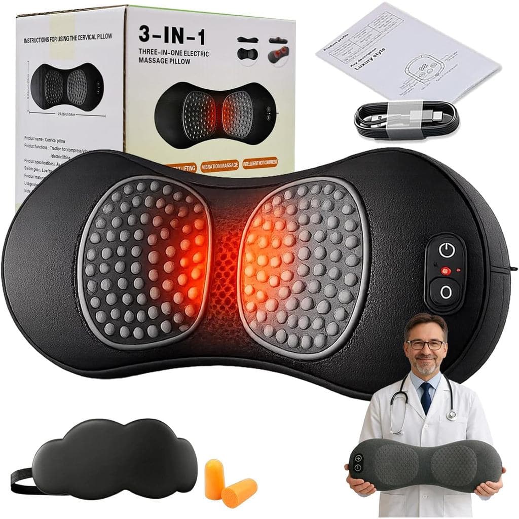 2026 Terapia para as Costas 3 em 1, Massageador de Costas 3 em 1 de 59cm, 135 ° Curvatura Dourada, Tração Espinhal, Calo