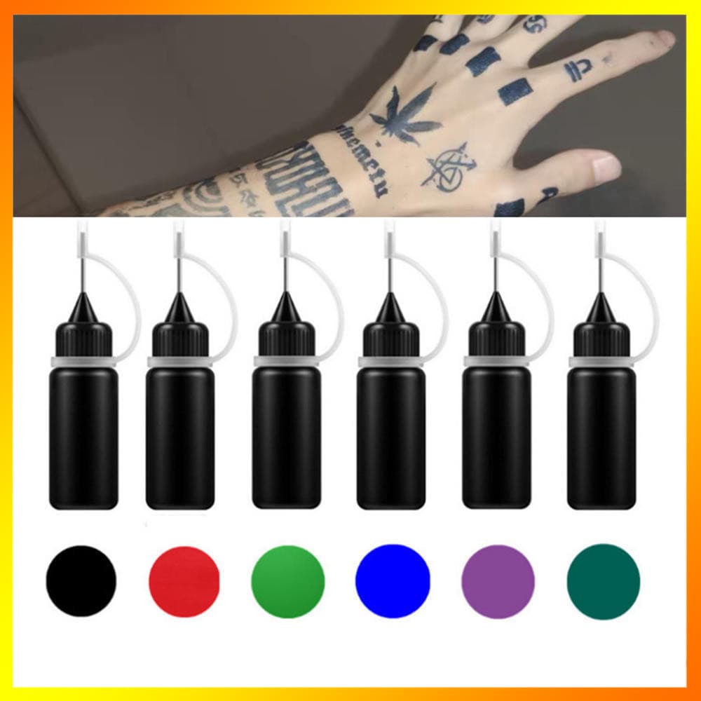 7 Cores Gel De Frutas Orgânicas Pintura Corporal Natural À Prova D'água Tatuagem Temporária De Longa Duração Para Festas