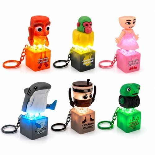 Chaveiros Divertidos Luzes Sons Personalizados Presentes Criativos Acessorios Exclusivos