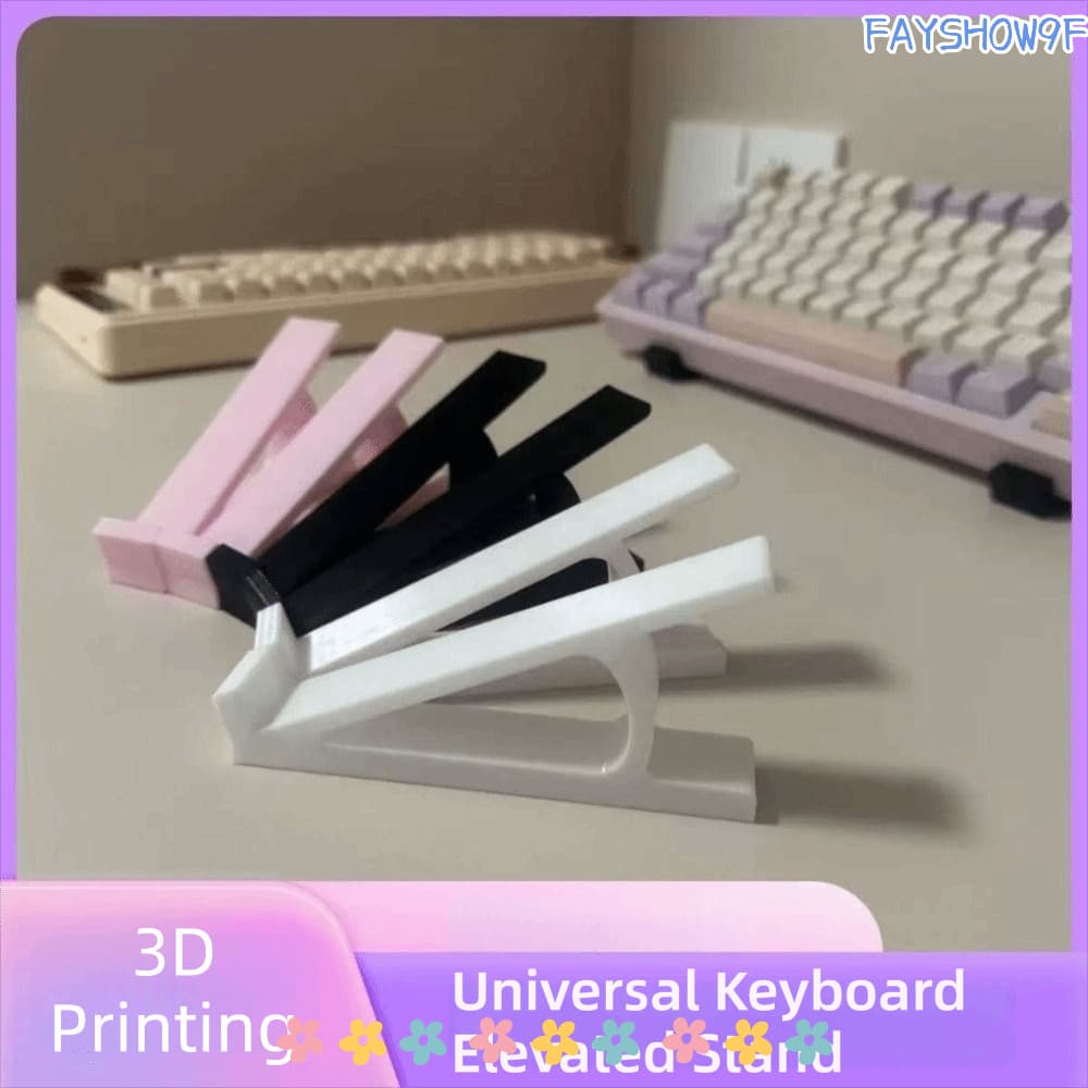 FAYSHOW 1 Par De Suporte Elevado Para Teclado , Acessórios De Plástico , Riser De Computador , Portátil Monitor