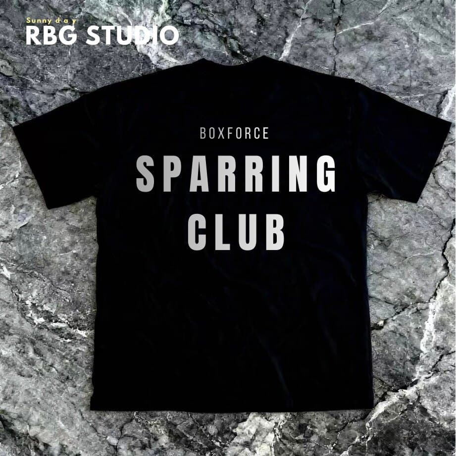 A Moda Boxe Volta Carta Padrão Impressão Manga Curta Camiseta Algodão Solto casual Em Torno Do Pescoço Para Homem E Mulh