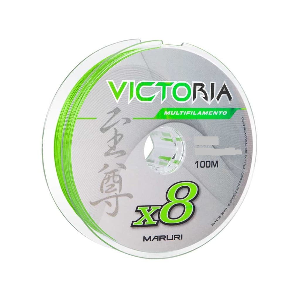 LINHA DE PESCA MULTIFILAMENTO VICTORIA 8X MARURI (100 METROS)