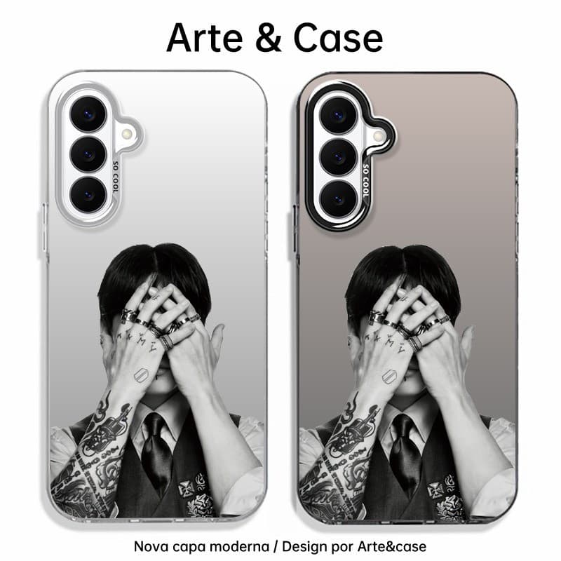 Capinha de silicone fosca impacto-BTS (Bangtan Sonyeondan) For Samsung Galaxy A07 A23 A24 A25 A30 33 34 50 55 56 Core