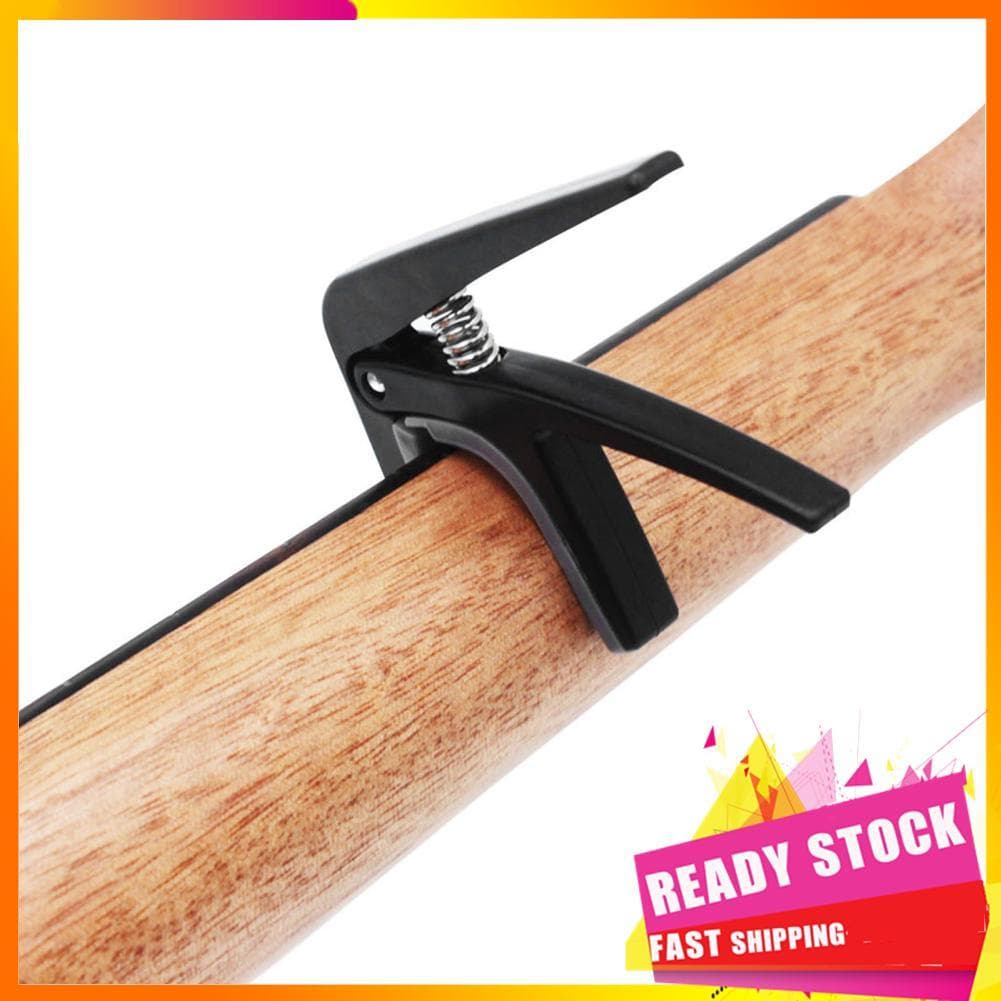 Gfgfgfgg Gfgfgfgg Ukulele Capo Liberação Rápida Mudança de Tom Braçadeira de Guitarra para Baixo Acústico Banjo