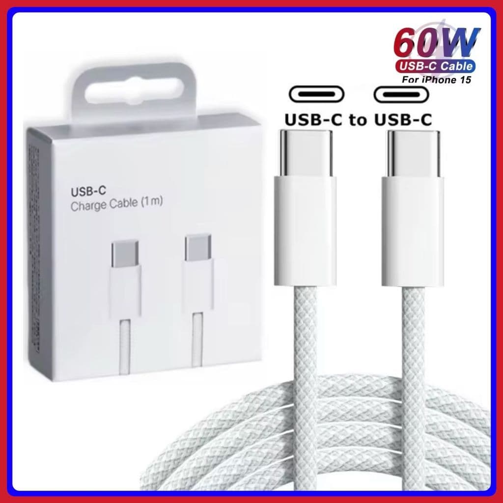 Cabo de iPhone 60W PD USB C cabo tipo c  para iPhone 15 16 17