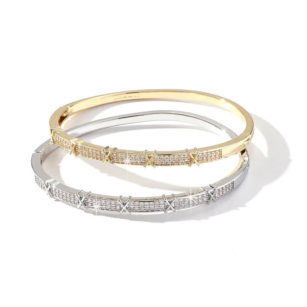 Pulseira feminina europeia e americana FEEROW, moda de nicho, simples e requintada, joias modernas de alta qualidade 9VS