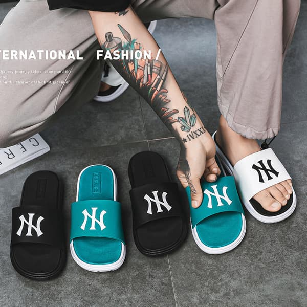 | slippers | ♢2025 chinelos influenciadores masculinos verão moda Flip-Flops ao ar livre antiderrapante sapatos de praia