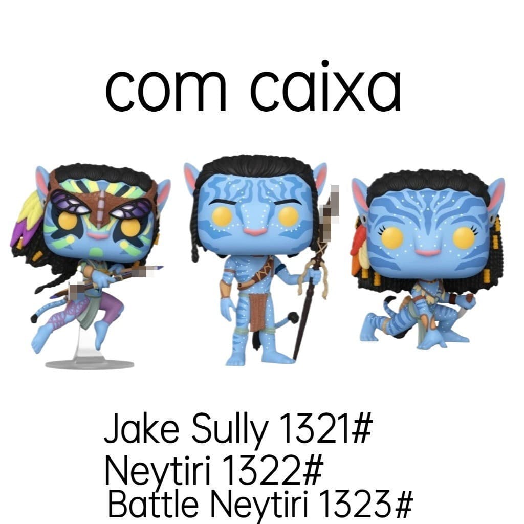 Figura De Avatar Jake Sully 1321 Neytiri 1322 Vinil Para Fãs Presente De Aniversário (Com Caixa)