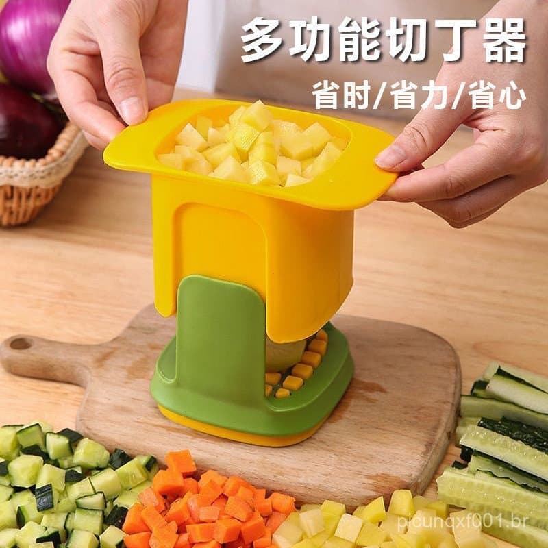 Máquina de Fatiar de Legumes Mágico Multi-Funcional Cortador de Pepino Cortador de Batata Cortador de Cenoura U