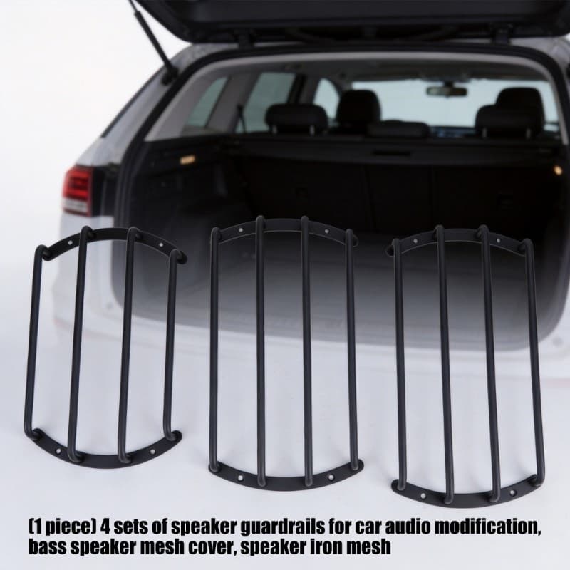 OMG * Capa Protetora De Subwoofer Para Tampa Frontal De Alto-Falante De Carro Em Uso Diário