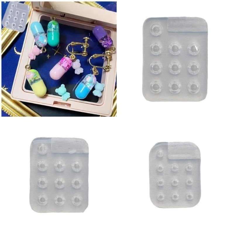 ASHLUYAK Artists Capsules Pingente Molde Conjunto De Artesanato De Silicone Seguro Para Designs E Fabricação De Joias Pe