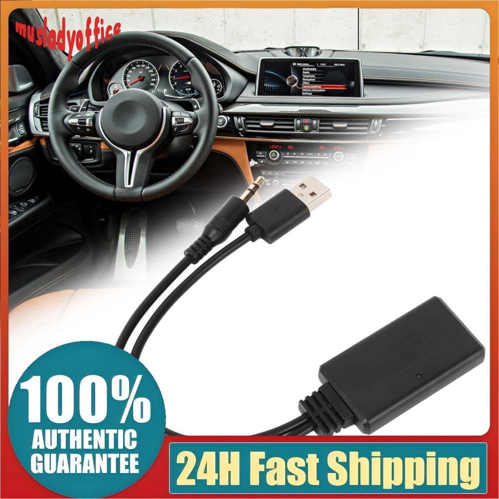 musladyoffice-BR Xixian 5.0 Adaptador AUX para 1 3 5 6 7 Série X1 X3 X5 X6 Z4 Mini receptor de áudio sem fio Plug Play