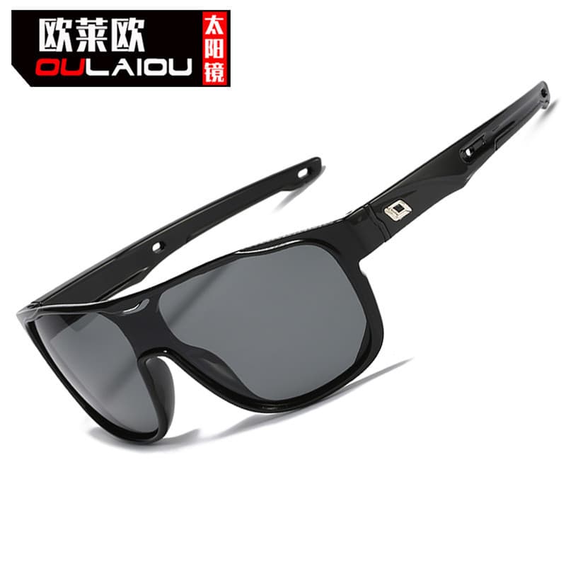 Óculos de sol esportivos óculos de ciclismo ao ar livre correndo óculos de sol Unisex grande quadro Anti-ultravioleta FG