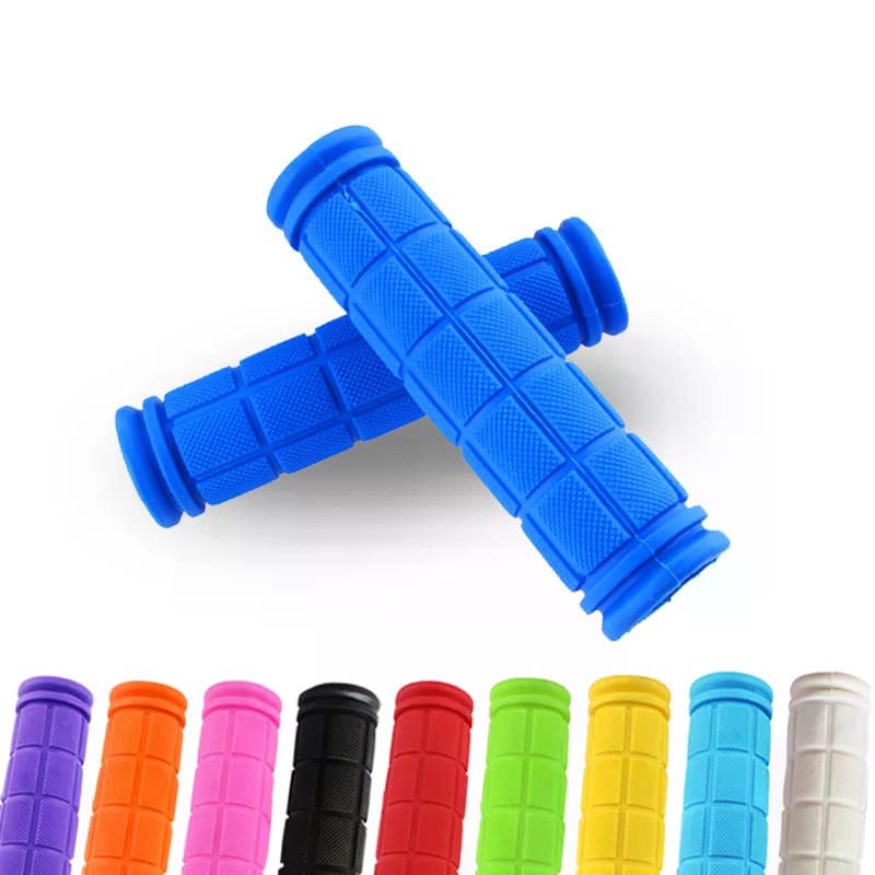 Apertos De Guiador De Bicicleta Anti-skid Barra De Borracha Cobre Engrenagem Fixa BMX MTB Mountain Bike Acessórios