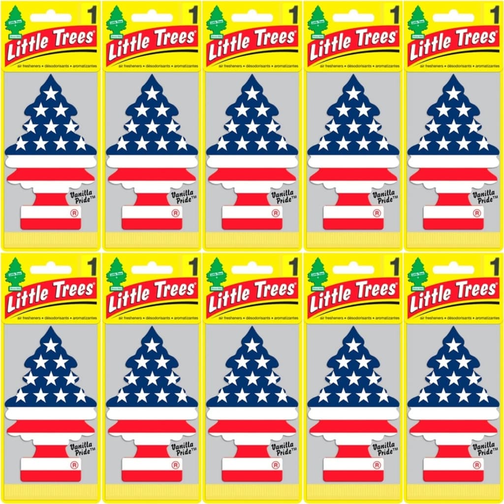 10 Little Trees Aromatizador De Carro Vanilla Eua