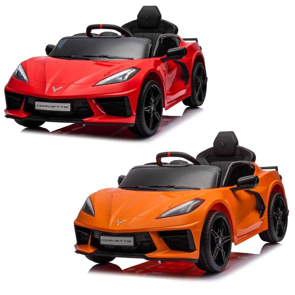 Mini Carro Elétrico 12V Corvette Stingray C8 Controle Remoto Infantil Importway Bw431 Motorizado
