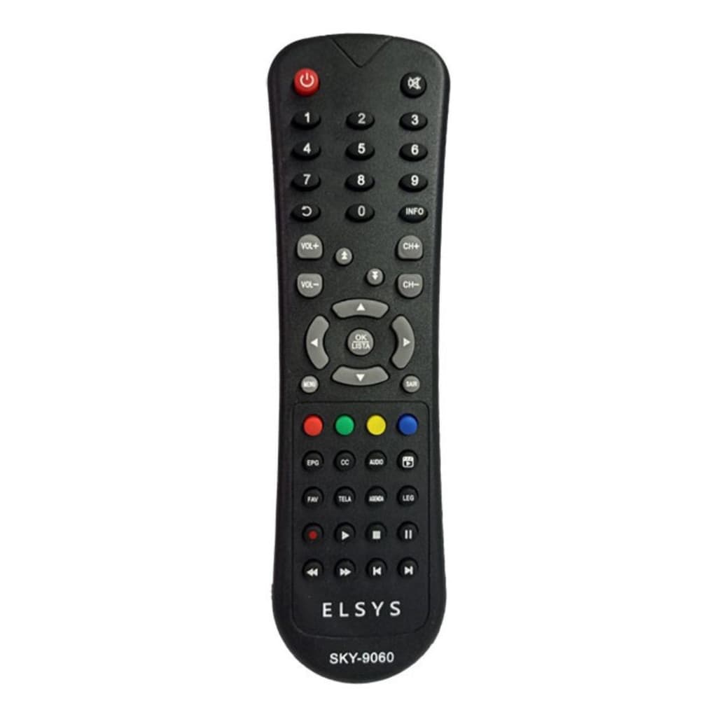 Controle Compatível Com Elsy Receptor Etrs30 Etrt12 Sky-9060