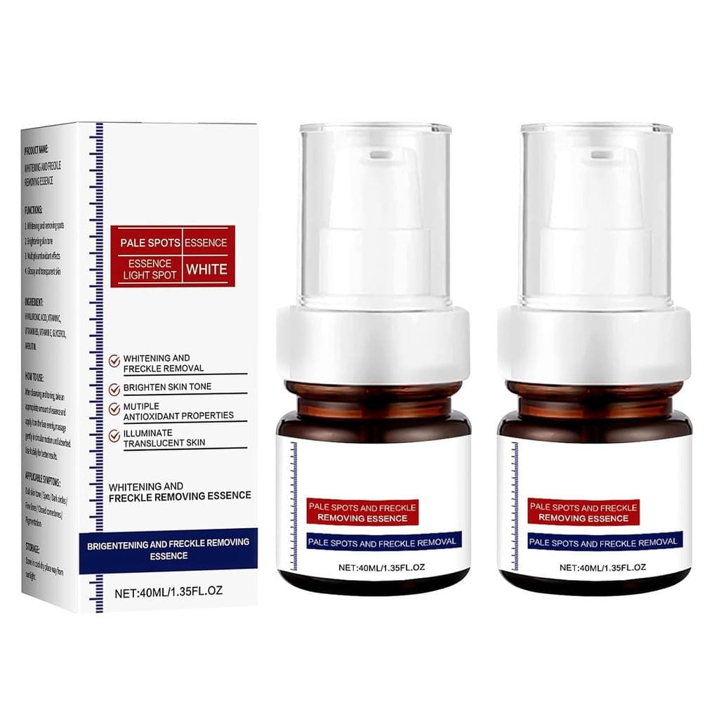 2 Peças de Essência Removedora, Creme Facial Mágico de Vitamina C 30ml, Sérum Facial Anti-Manchas, Creme Facial de Vitam