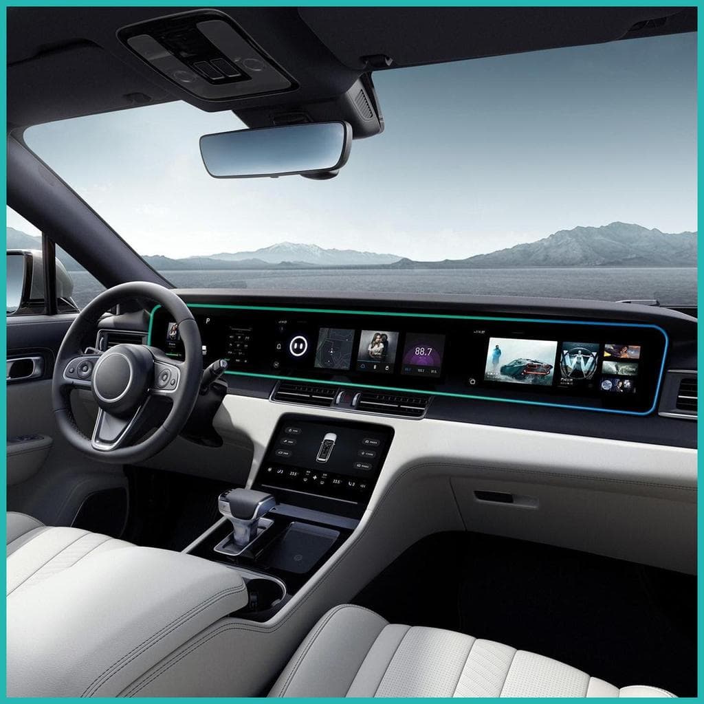 Carro Conduziu A Luz De Tira 5V De Flexível Led Iluminação Ambiente Interior Do xiconwbr