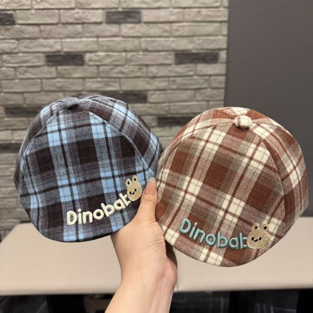 Novo estilo chapéu do bebê crianças primavera outono Retro boné de pico crianças inverno dos desenhos animados chapéu pa