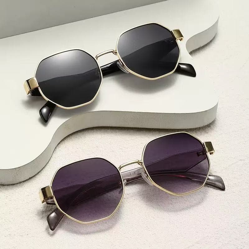 Retro na moda óculos de sol das mulheres dos homens high-end motorista óculos quadro redondo high-end masculino feminino