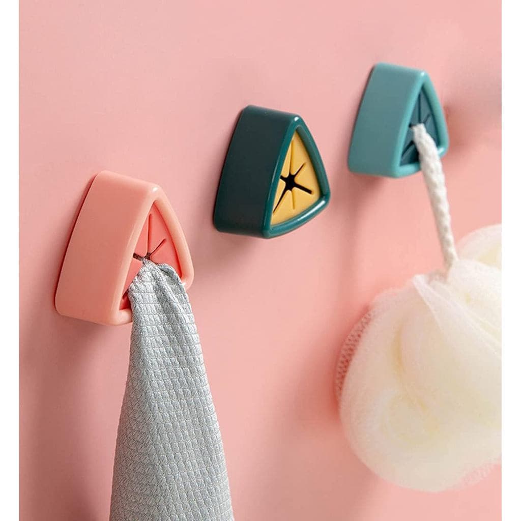 WOIWO 3 Peças Suporte Criativo para Toalhas de Cozinha, Gancho de Armazenamento Sem Furos, Suporte para Pano de Cozinha,