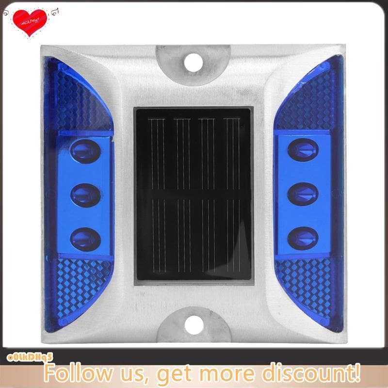 Pregos Solares Portáteis Da Estrada , Luzes À Terra Do Jardim De Alumínio Fundido Para Estradas Azuis