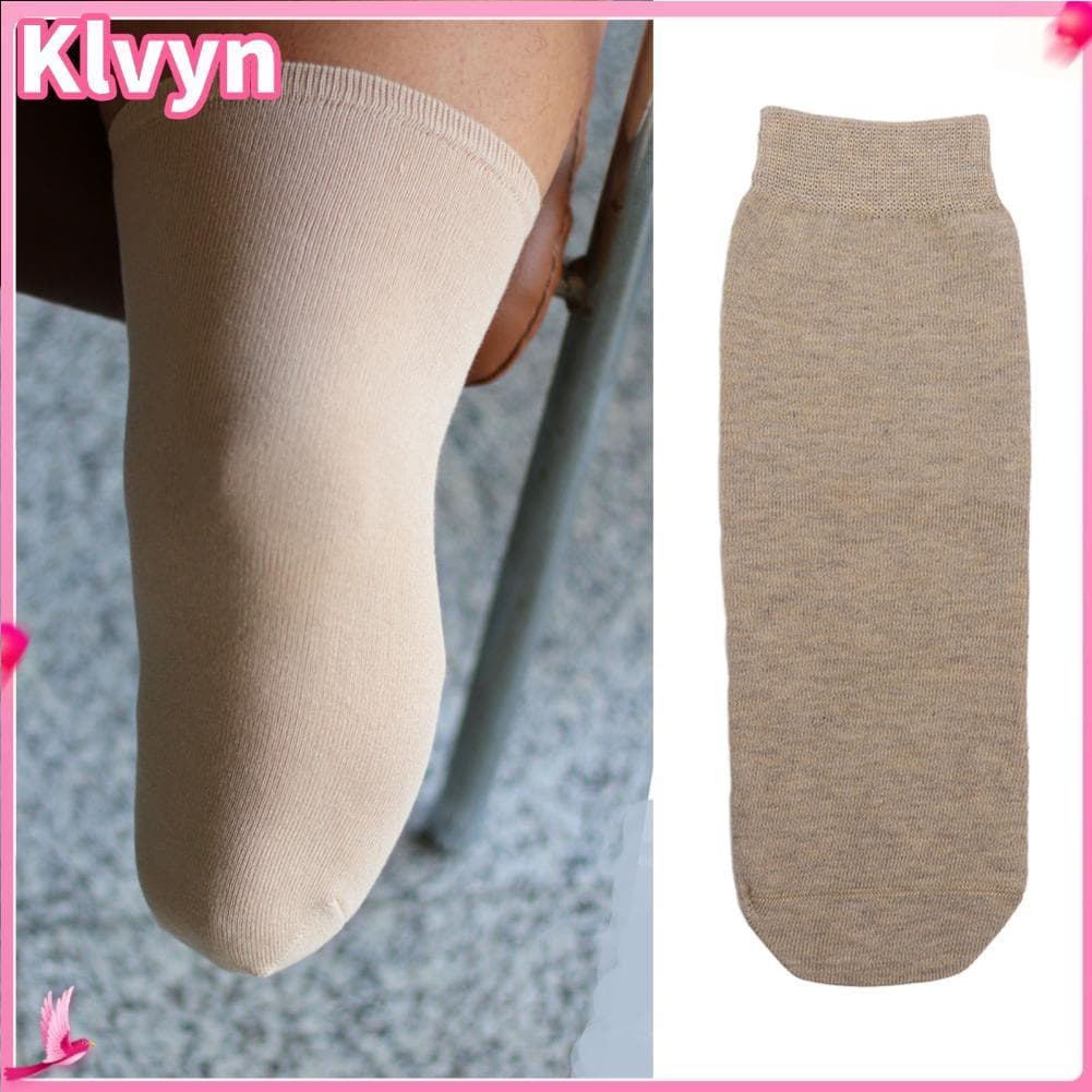 Klvyn-br HURRISE Conjunto de 5 peças de meias para coto, encolhível, compressão, amputado, macio, respirável, protetor
