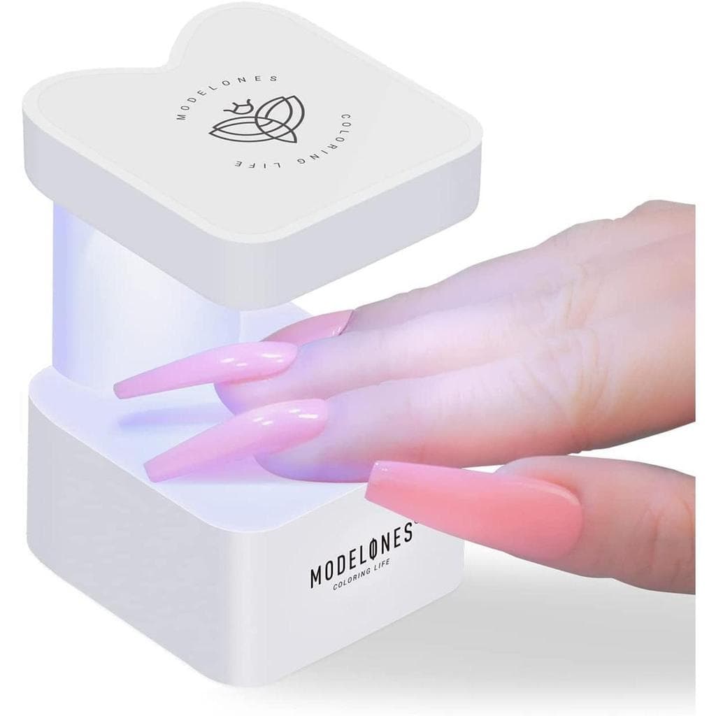 Mini Cabine LED para Unhas em Gel - Secagem Rápida, Portátil USB, Lâmpada UV/LED Secador de Unhas para