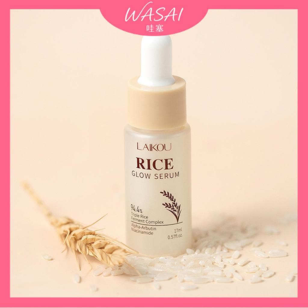 [Venda quente] LAIKOU Rice Essence 17ml Hidratante Hidratante FDA Produtos para cuidados com a pele