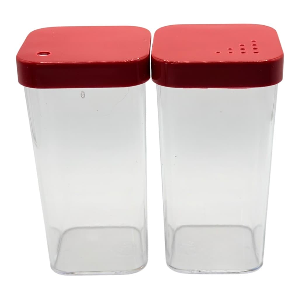 Conjunto Saleiro e Paliteiro de Mesa de Plástico Praticidade para Sua Mesa