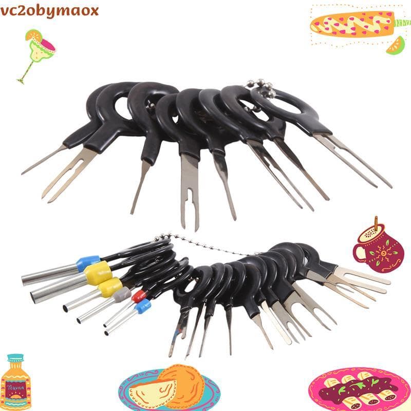 Ferramentas Automotivas 26 Peças Kit De Remoção De Terminal De Carro Conector De Fio Extrator De Liberação De Pino vc2ob