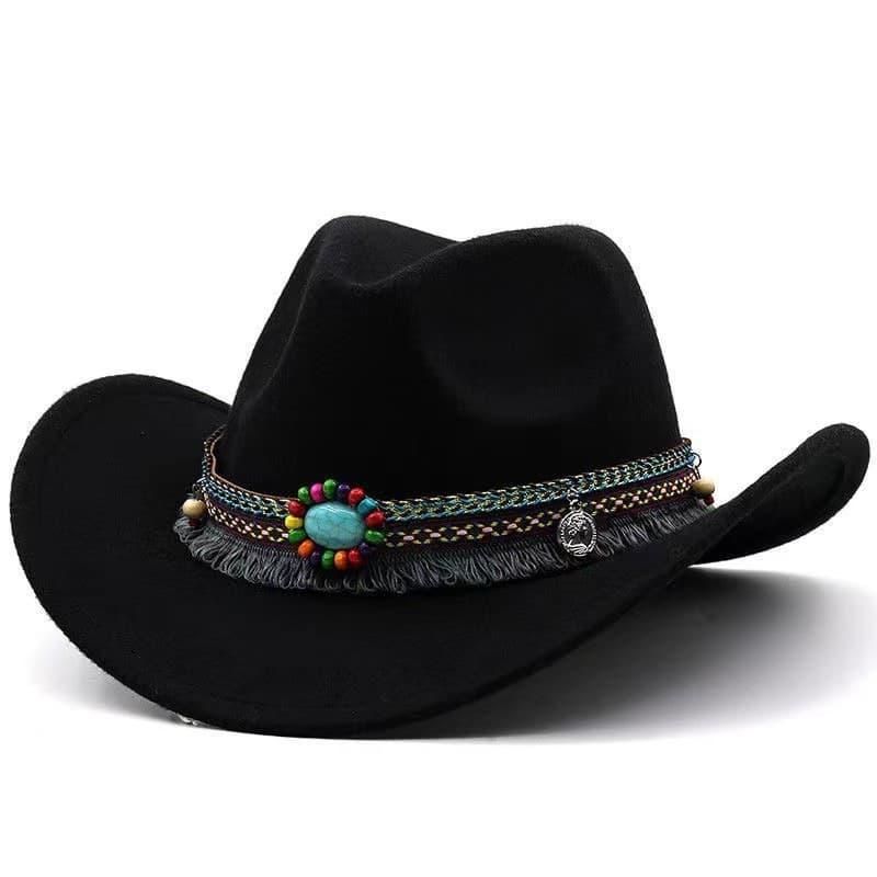 Chapéu Feminino, Chapéu Casual de Moda Feminina, Estilo Étnico, Fedora Vintage Elegante, Chapéu Jazz Feminino RX6