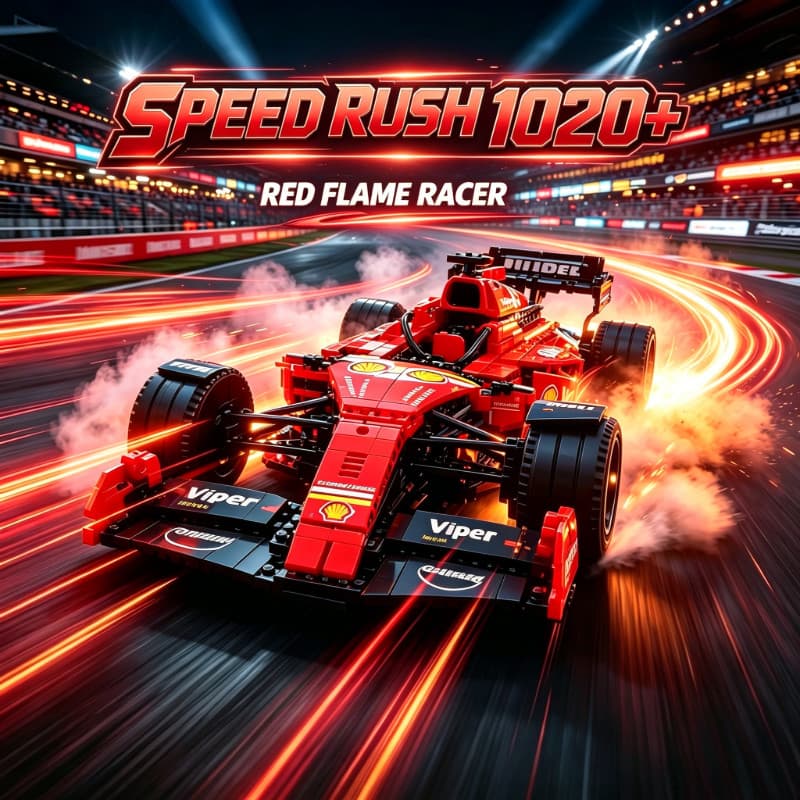 Montagem Educacional DIY Para Crianças 1 : 10 Ferrari boy F1 Carro De Corrida Bloco De Construção Modelo De Brinquedo Es
