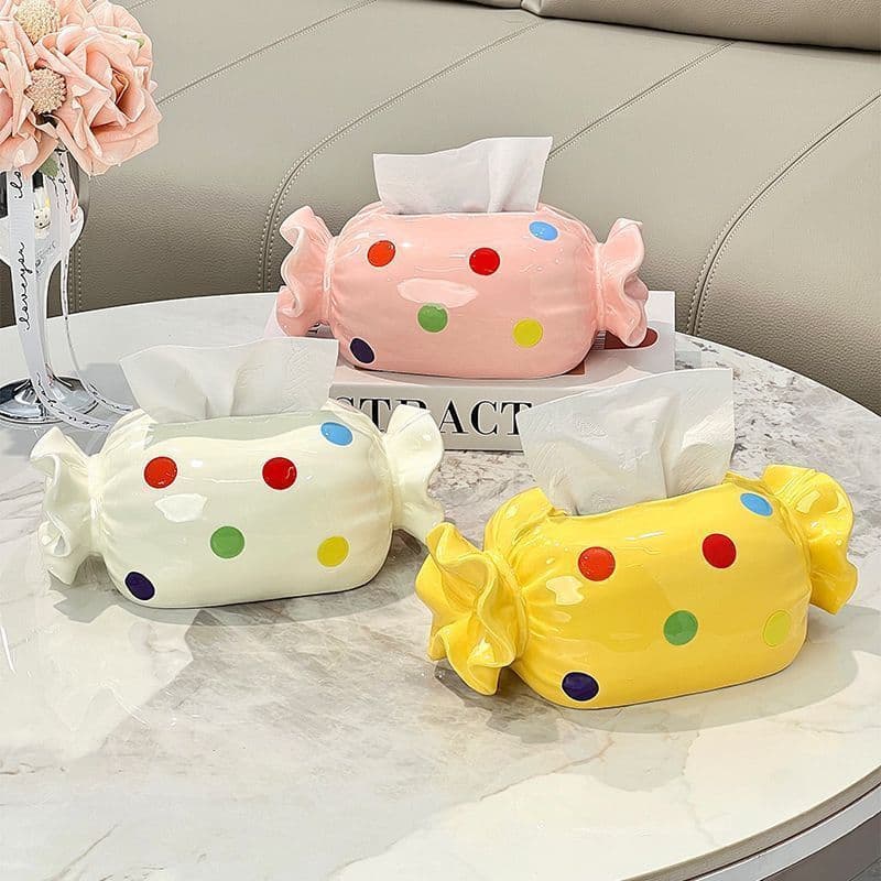 Caixa De Tecido De Vinil Durável , Armazenamento Decorativo Para Mesa De Centro E Sala De Estar , Suporte De Contas