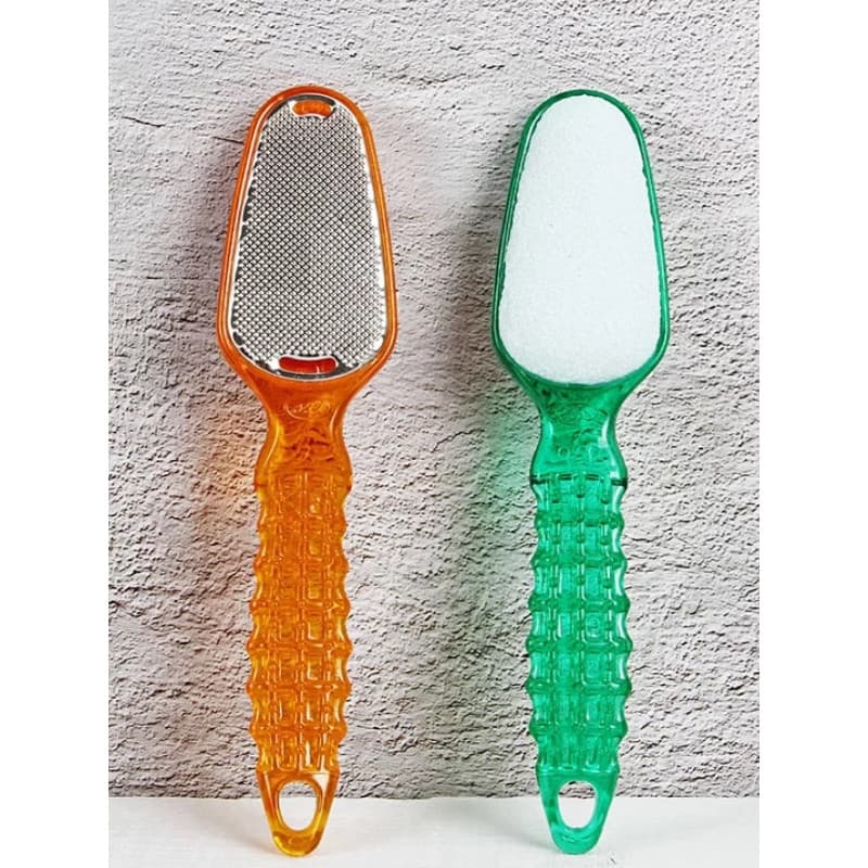 Placa coreana para esfregar os pés, grande espessura, dupla face, esfoliante, Pedicure, pedra para esfregar os pés, dupl