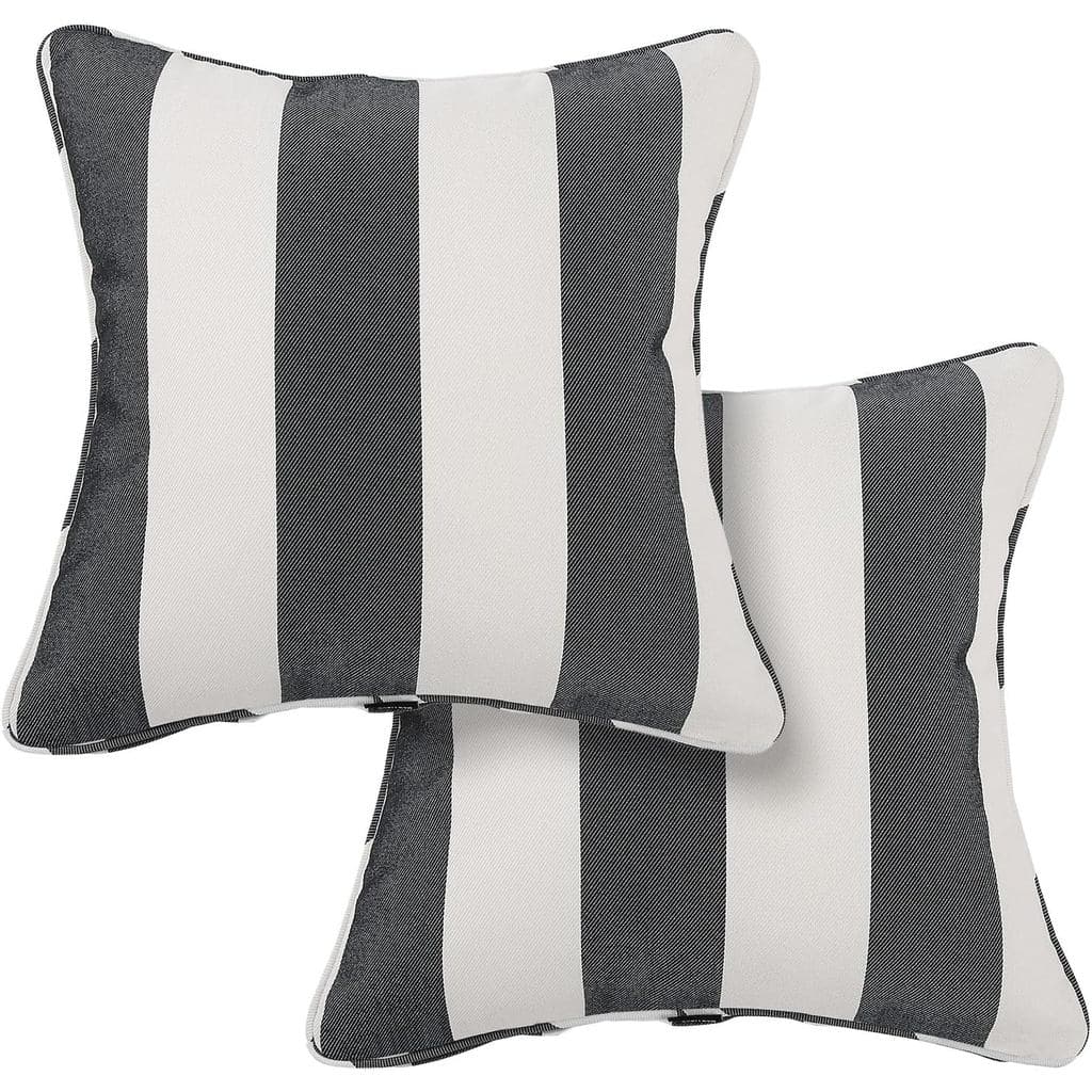 Capas para Almofadas de Exterior 18x18 Polegadas, Conjunto de 2, Apenas a Capa! Capas de Almofada Decorativas Impermeáve