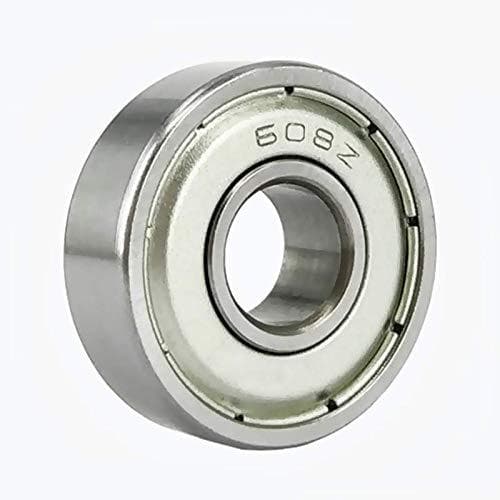 Z QINGZHENG 8 peças de rolamentos para skate 608-ZZ 8x22x7mm com dupla proteção para roletes, skate, longboard, motores,