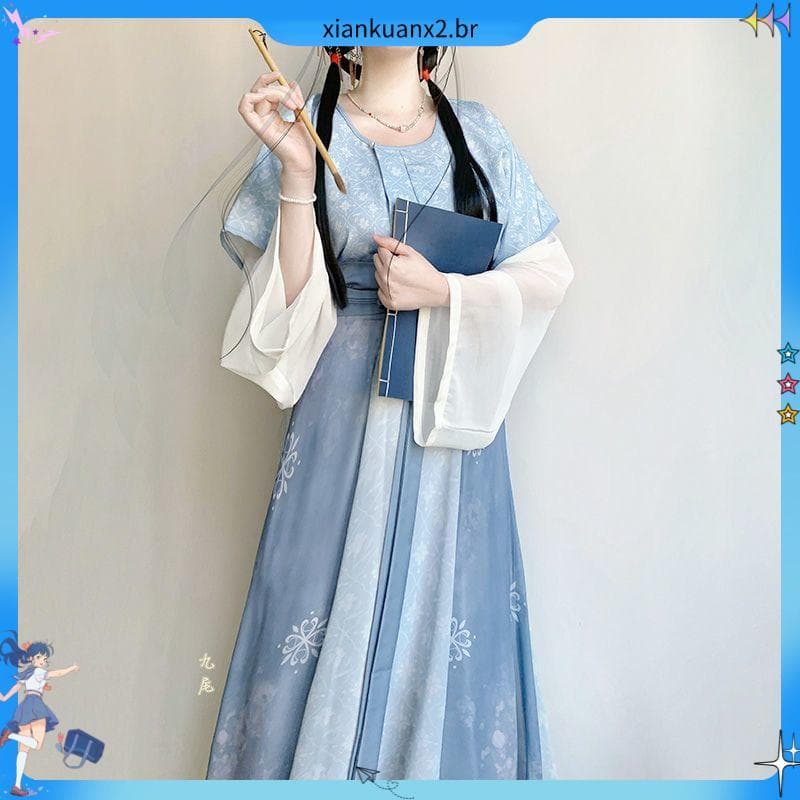 Dingshang visita Original primavera feita em tang Hanfu feminino 2026 novo estilo tang Yuzi verão estilo recuperação cin