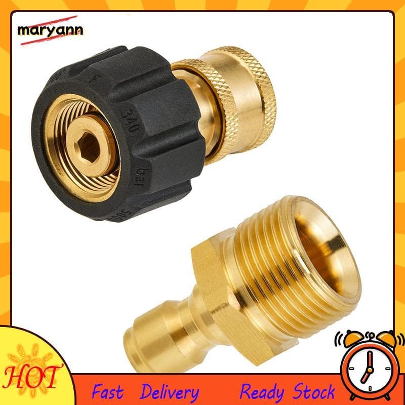 Conjunto De Adaptador De Lavadora De Alta Pressão Kits De Conexão Rápida Para Espuma De Neve M22 A De 1/4 Polegadas , 50