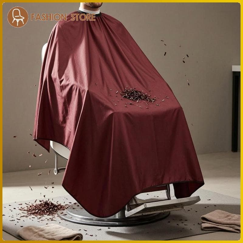 [Wishshopeelq] Capa Para Salão De Cabeleireiro Avental De Corte De Cabelo De Tamanho Grande Pano De Estilo Com Cobertura