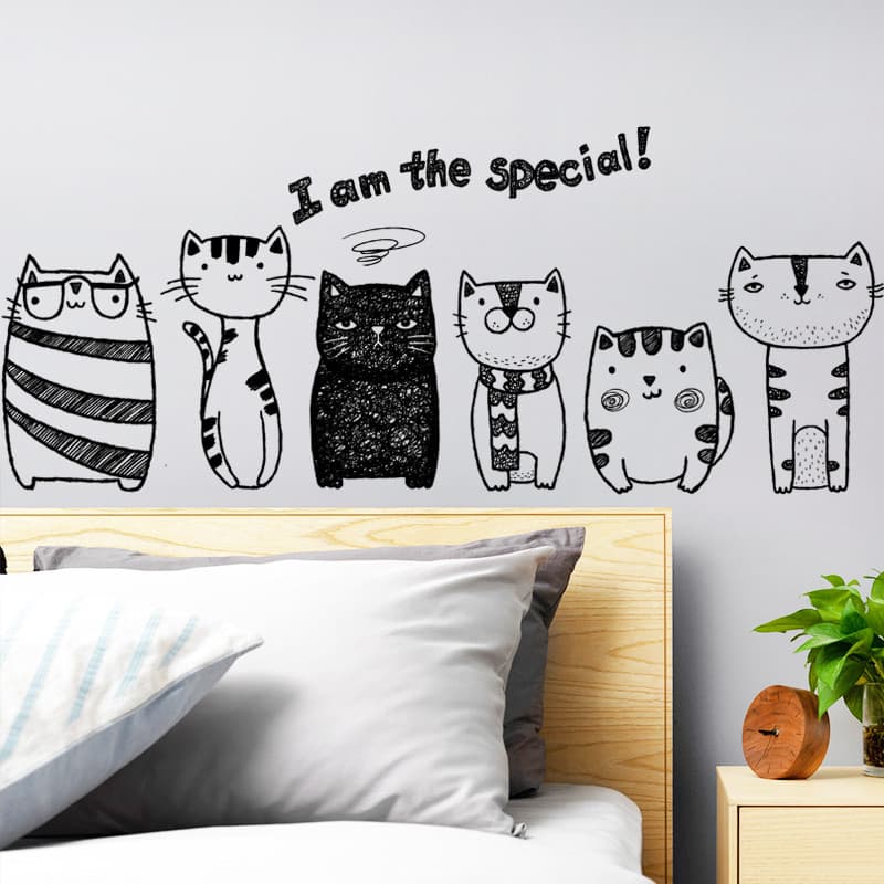 Adesivos de parede decoração criativa única quarto dormitório adesivos de parede adesivos de parede papel de parede auto