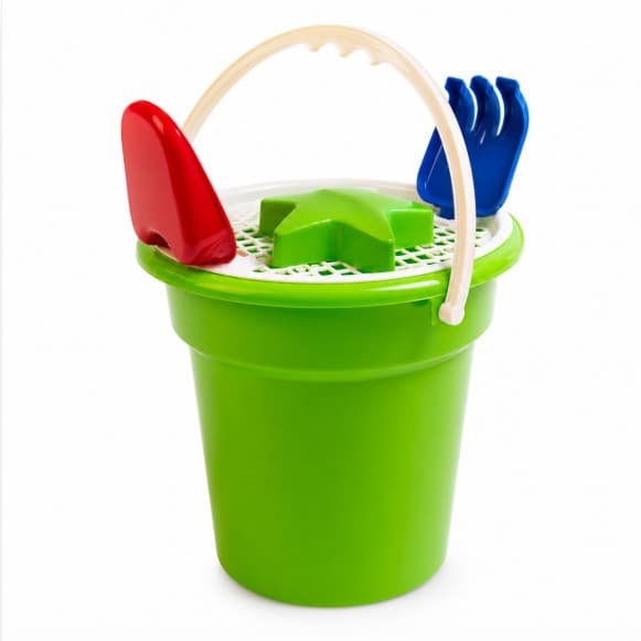 Baldinho de Praia com Acessórios Cores Sortidas - Brinquedo de Verão Resistente