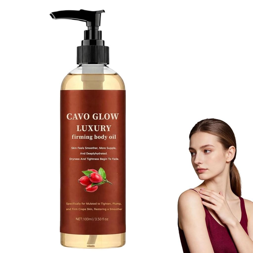 CavoGlowBody-100ml, nova loção corporal firmadora de luxo CavoGlow 2026, suave e não irritante, tonifica a pele, adequad