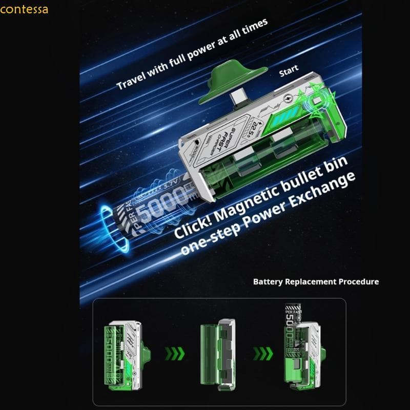 contessa 21700 Bancos Potência Modulares Destacáveis Revestimento ABS Para Substituição Rápida