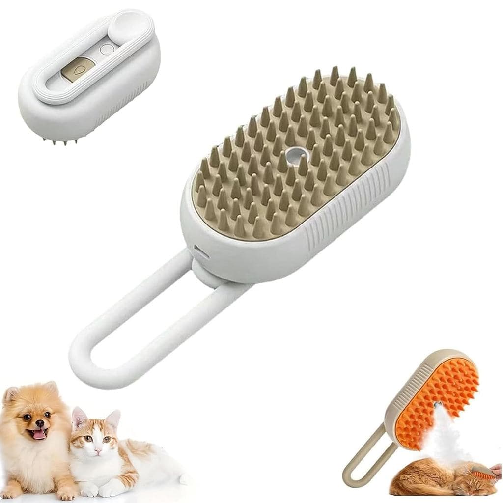 Escova para Gatos Cloud Care, Escova a Vapor para Gatos de 2024, Pente Desembaraçador para Gatos, Escova para Gat