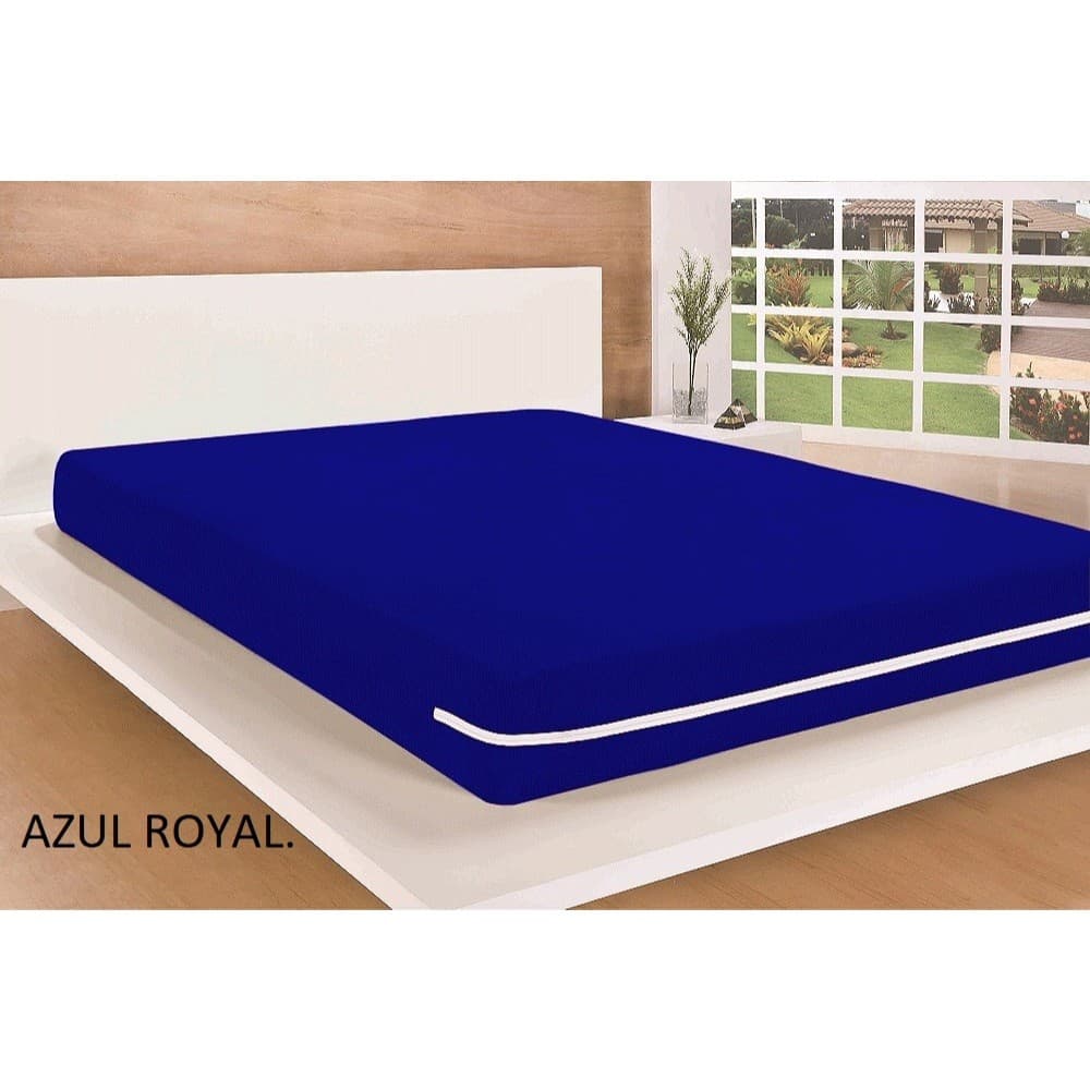 Capa Protetora de Colchão Para Cama Box Solteiro Casal Queen com Zíper Antiácaro Resistente