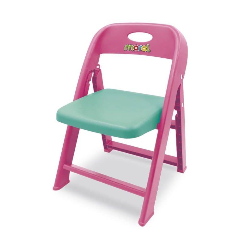 Cadeirinha Infantil Dobrável Rosa Compacta Até 25kg - Maral