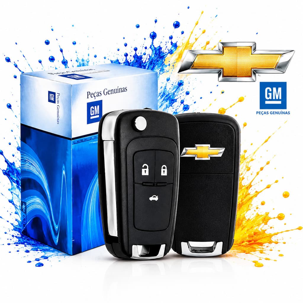 Capa Chave Canivete Onix Prisma Cobalt Cruze 2013/2014/2015/2016