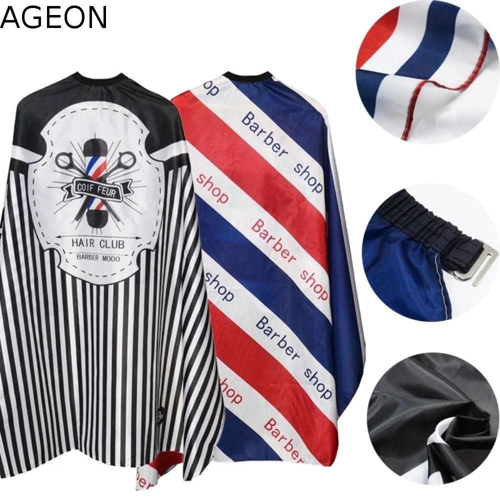 Capa De Corte De Cabelo AGEON , Vestido De Cabeleireiro Profissional À Prova D'água , Aventais Retrô De Barbeiro Para Sa